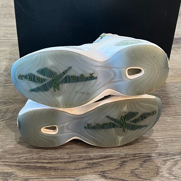 Reebok Allen Iverson Question Mid Michigan State Sneakers - Kids Size 4.5 - Picture 7 of 8